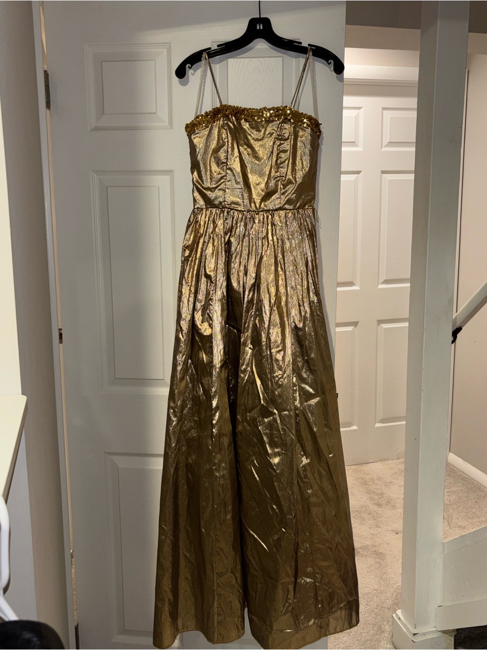Golden Sequin Dress